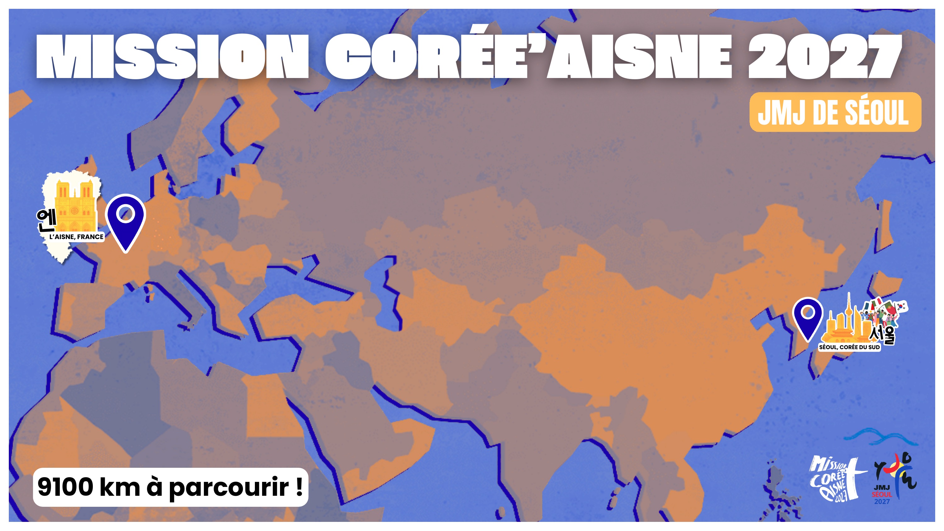Carte Mission Corée'Aisne 2027